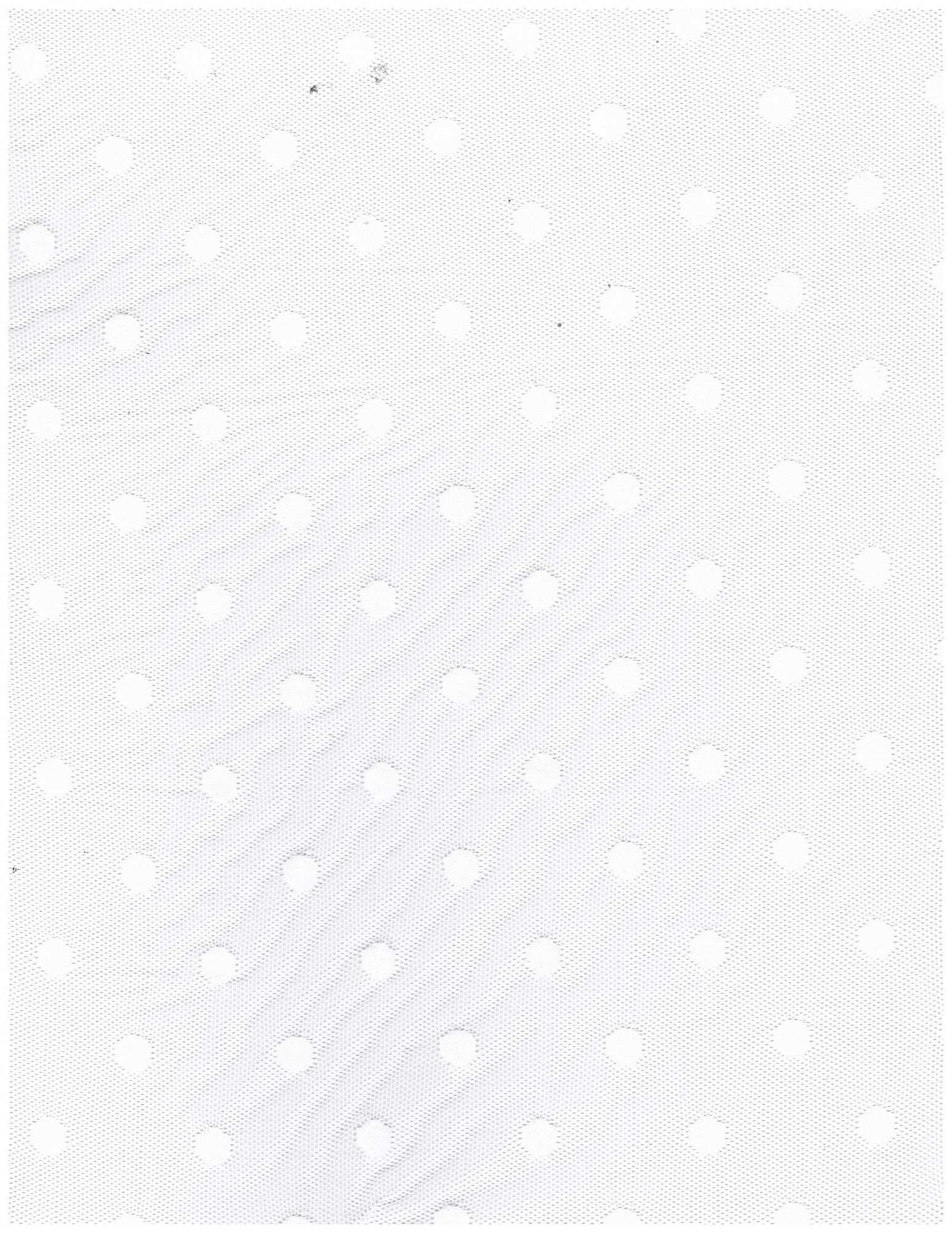 MESH-3698 WHITE BLOUSE BODYSUIT CAMI DOT FLOCKING LOUNGEWEAR MESH NYLON SOLID SPANDEX STRETCH TOPS TUNICS WHITE