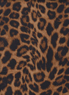 KNT4520-DU613 BROWN ANIMAL BIKER SHORTS BLOUSE BODYSUIT BROWN CAMI DRESS DTY BRUSHED KNIT LOUNGEWEAR PANTS POLYESTER PRINT RUST SKIRTS SPANDEX STRETCH T-SHIRT TOPS TUNICS