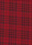 Double Knit Plaid Jacquard Stretch Fabric - KNT3908 