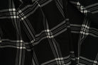 KNT3971-DU1708 BLACK BLACK BODYSUIT BOTTOMS CAMI DRESS KNIT PLAID POLYESTER PRINT SPANDEX STRETCH WHITE