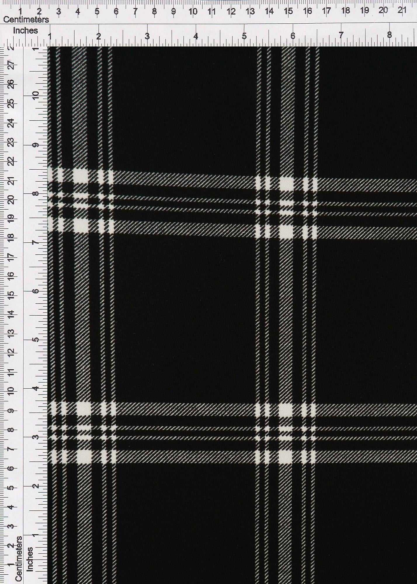 KNT3971-DU1708 BLACK BLACK BODYSUIT BOTTOMS CAMI DRESS KNIT PLAID POLYESTER PRINT SPANDEX STRETCH WHITE