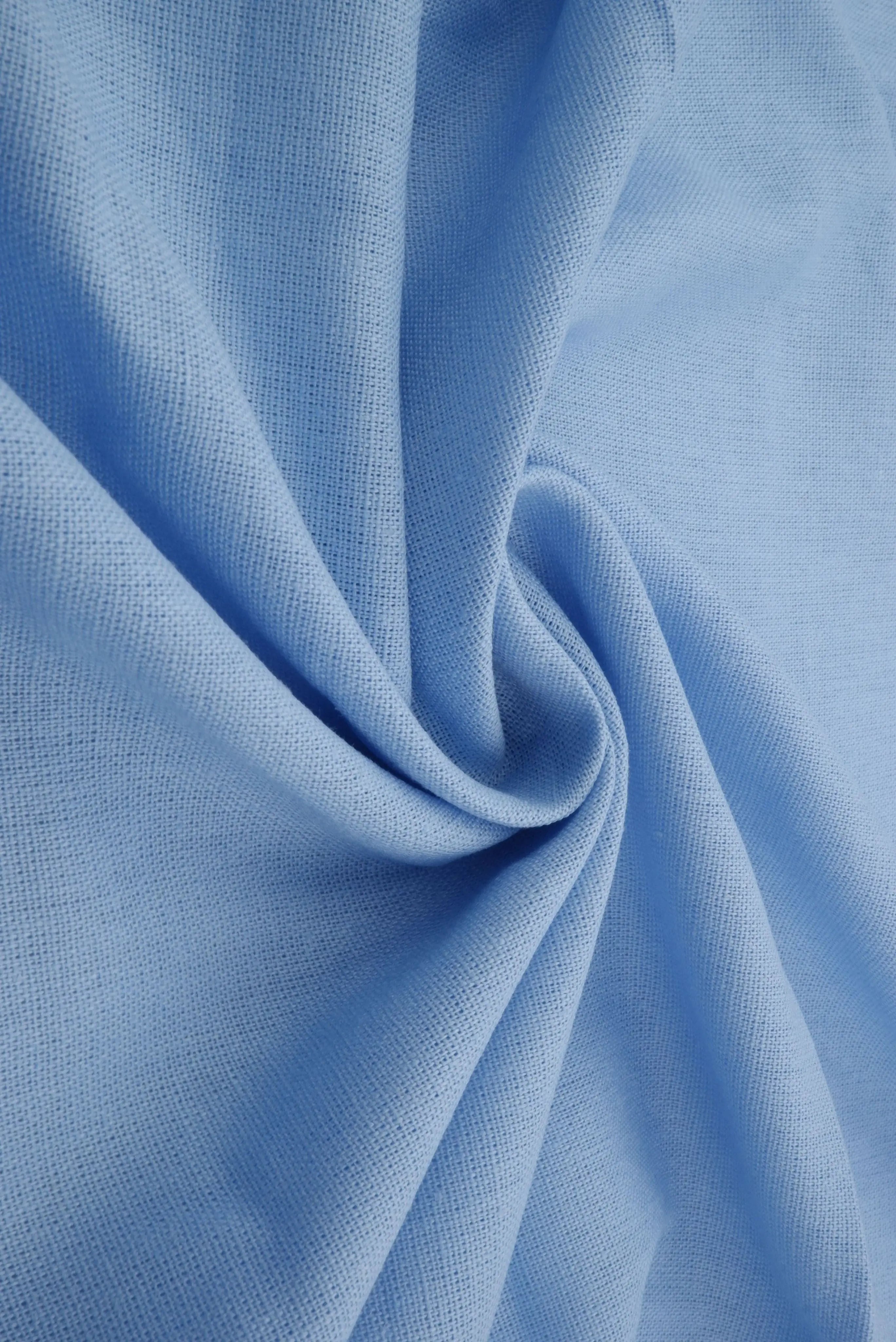LIN-1500 BLUE LT BLOUSE BOTTOMS CAMI DRESS LINEN NO-PRINT OUTERWEAR SKIRTS SOLID TOPS TUNICS VISCOSE WOVEN