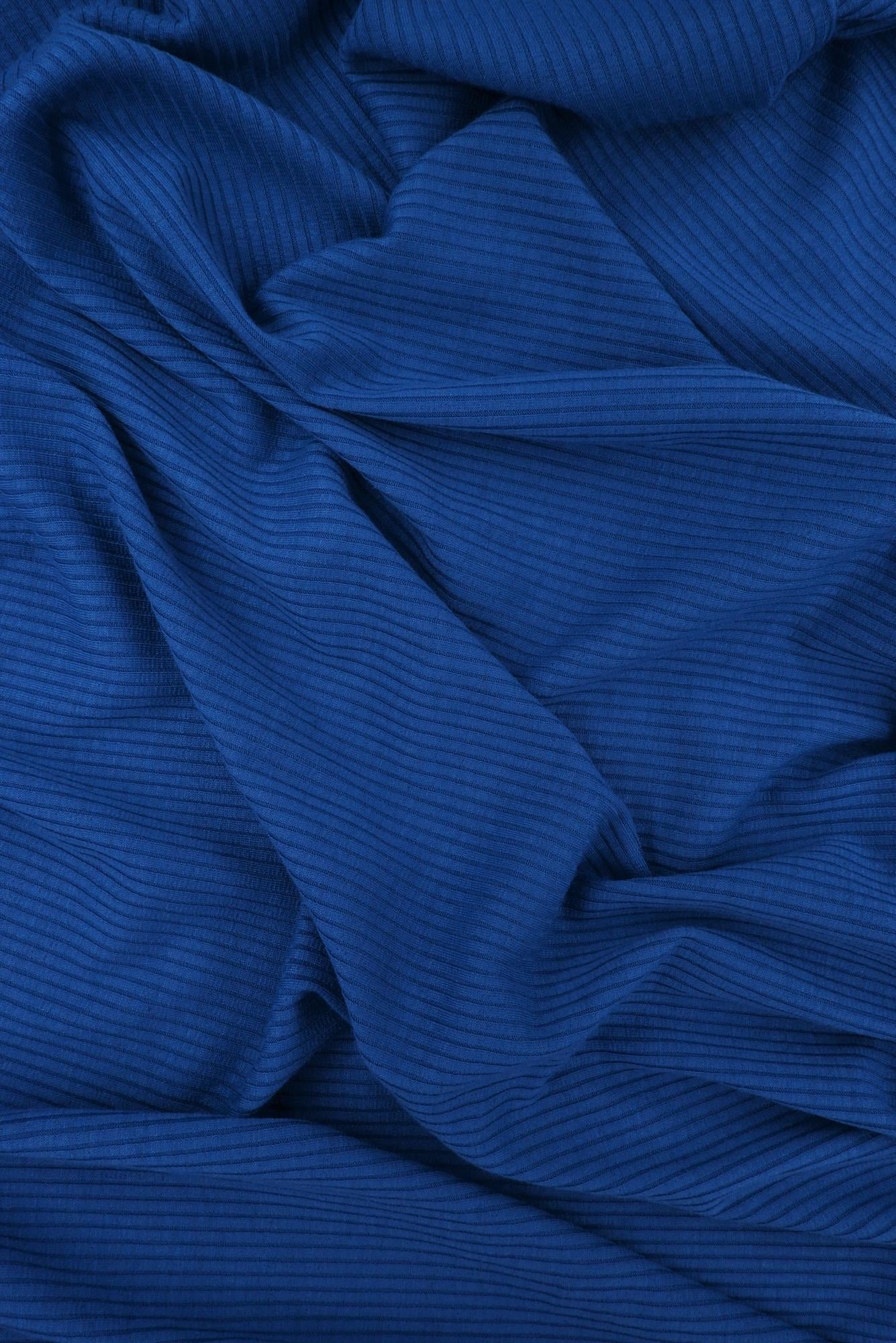 Rib Solid Stretch Knit Fabric - KNT3422 