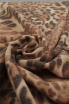 KNT4163-SE20139 SAND ANIMAL BLOUSE BOTTOMS BROWN CAMI CAT CHEETAH DRESS KNIT LOUNGEWEAR PANTS POLYESTER PRINT RAYON SKIRTS SPANDEX STRETCH SWEATER